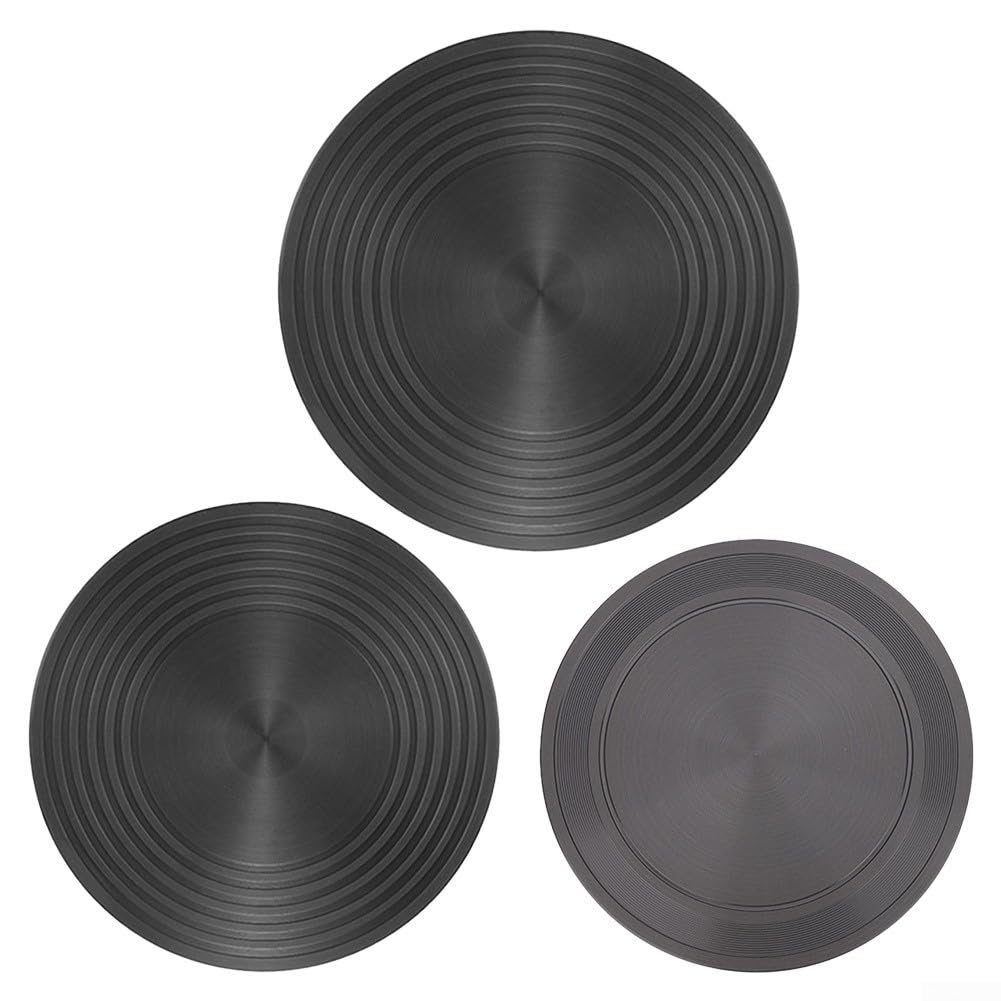 Placa adaptadora de inducción de calentamiento uniforme, placa difusora de calor antideslizante para utensilios de cocina de vidrio (28 cm)