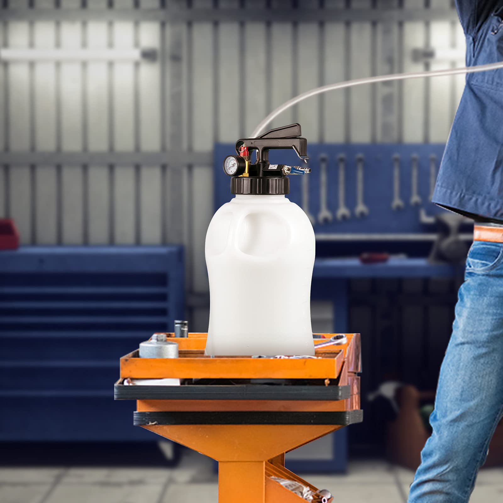 VEVOR Transmission Fluid Pump 2 Way Manual ATF Refill System Dispenser