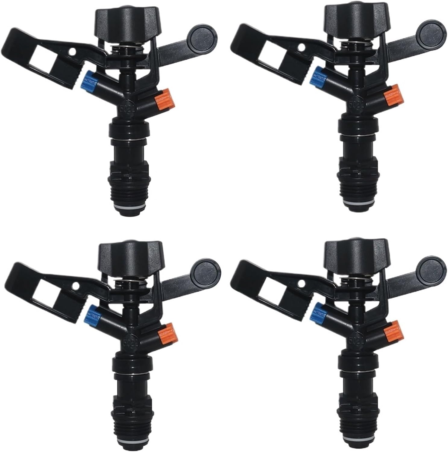 4 Pc Sprinkler Head Automatic Rotating arm Watering Nozzle, Cooling Sprinkler, Garden Lawn Sprinkler Nozzle