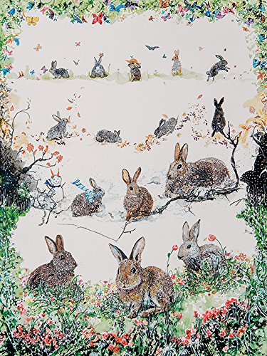 A Rabbit for All Seasons cadeau art nature Kathryn McGovern 60x80
