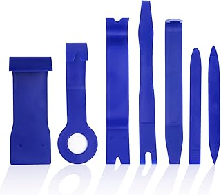 Zhenle Trim Removal Tool Set, 7PCS Car Trim Removal Kit, Auto Plastic Removal Pry Tools, Panel Fastener Removal Tool, Trim Removal Tool Kit for Car/Trim/Panel/Door/Audio/Terminal, Blue
