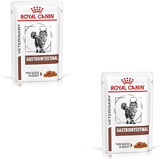 Royal Canin Veterinary Gastrointestinal | Double Pack | 2 x 12 x 85 g | Wet Food for Adult Cats | Fine Pieces in Sauce | For Resorption Disorders of the Intestine product image