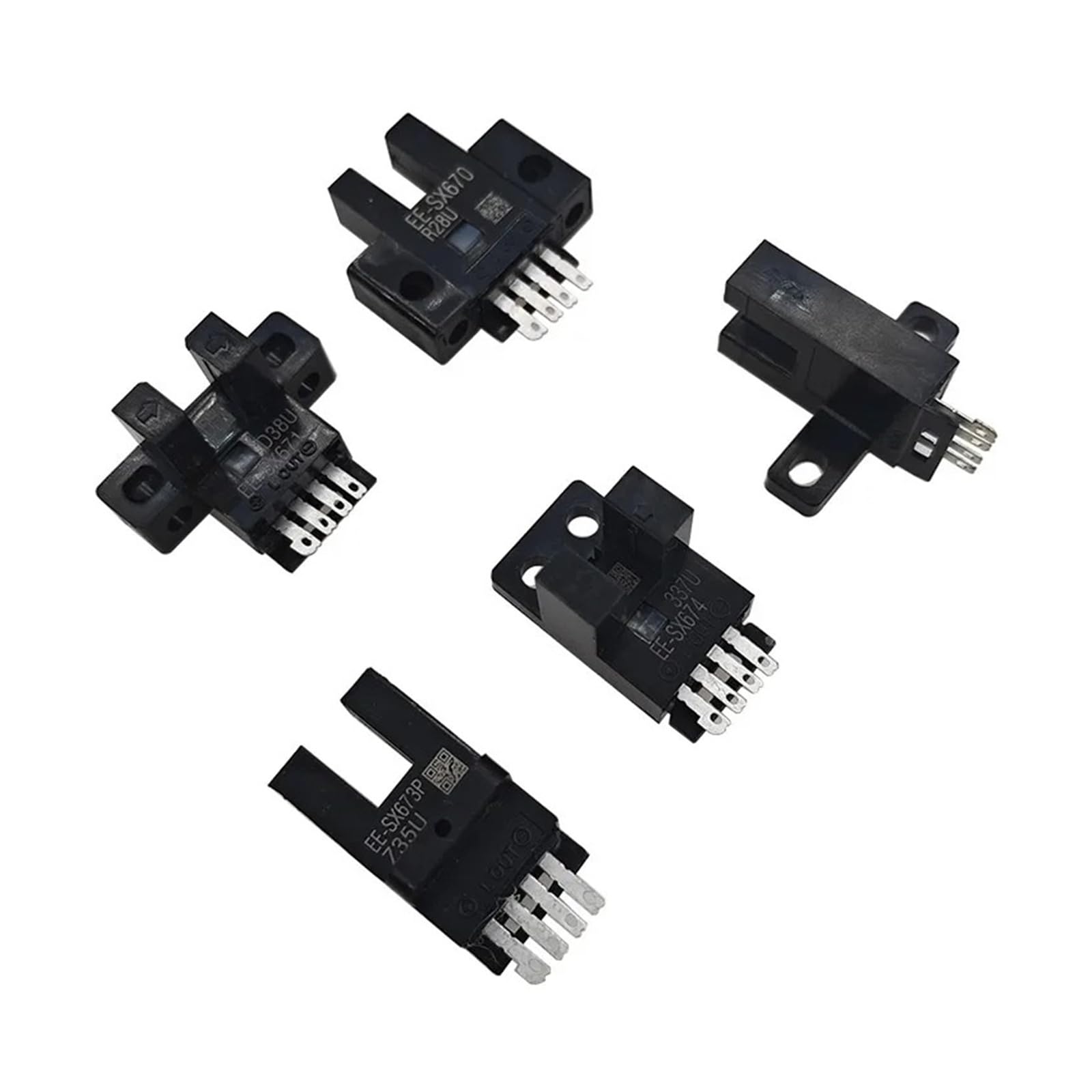 MIUDU8RYGP 10PCS EE-SX670 671 672 673 674 Limit photoelectric sensor U-slot sensing switch NPN/PNPEE-SX670P EE-SX671R EE-SX674A(EE-SX671R 10pcs)