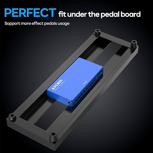 Miniatura 4 de Nueva versión Fuente de alimentación de pedal de guitarra AYCRIT recargable, 12800 mAh, 9 salidas 9V2A12V1.5A18V450mA y puerto USB-C 5V2A para