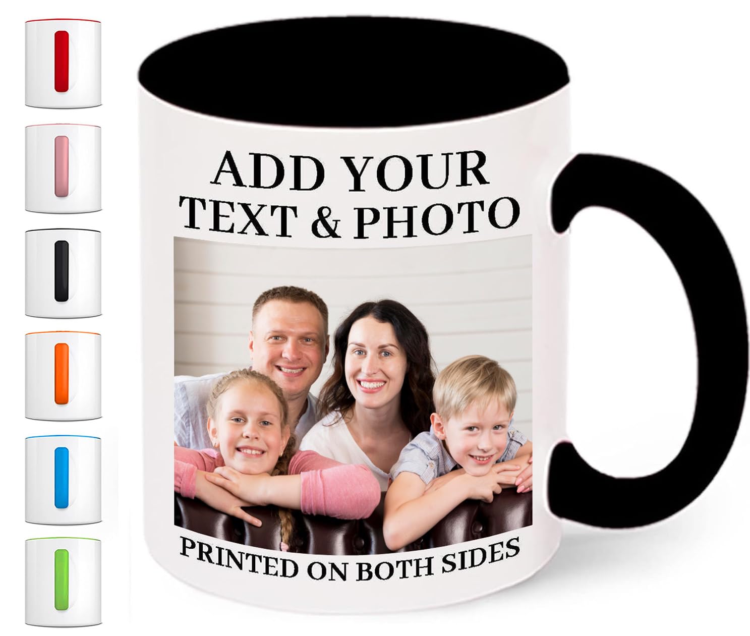 Personalised Mug With Photo And Text | Customised Logo Design - View #5