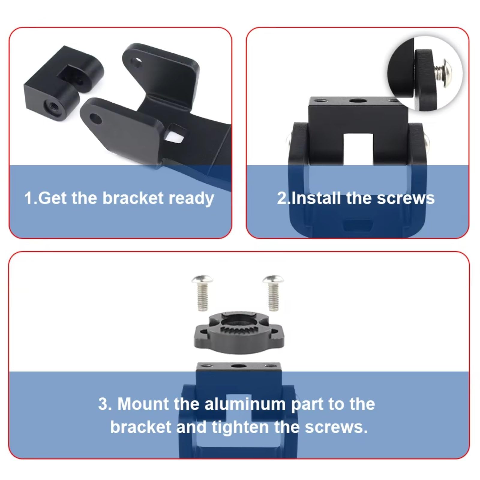 Soporte DNavegación para Motocicleta para Ducati para Panigale V2 V4 1299 1199 959 899 Soporte Navegación GPS Teléfono Abrazadera Manillar Motocicleta(Type 1)