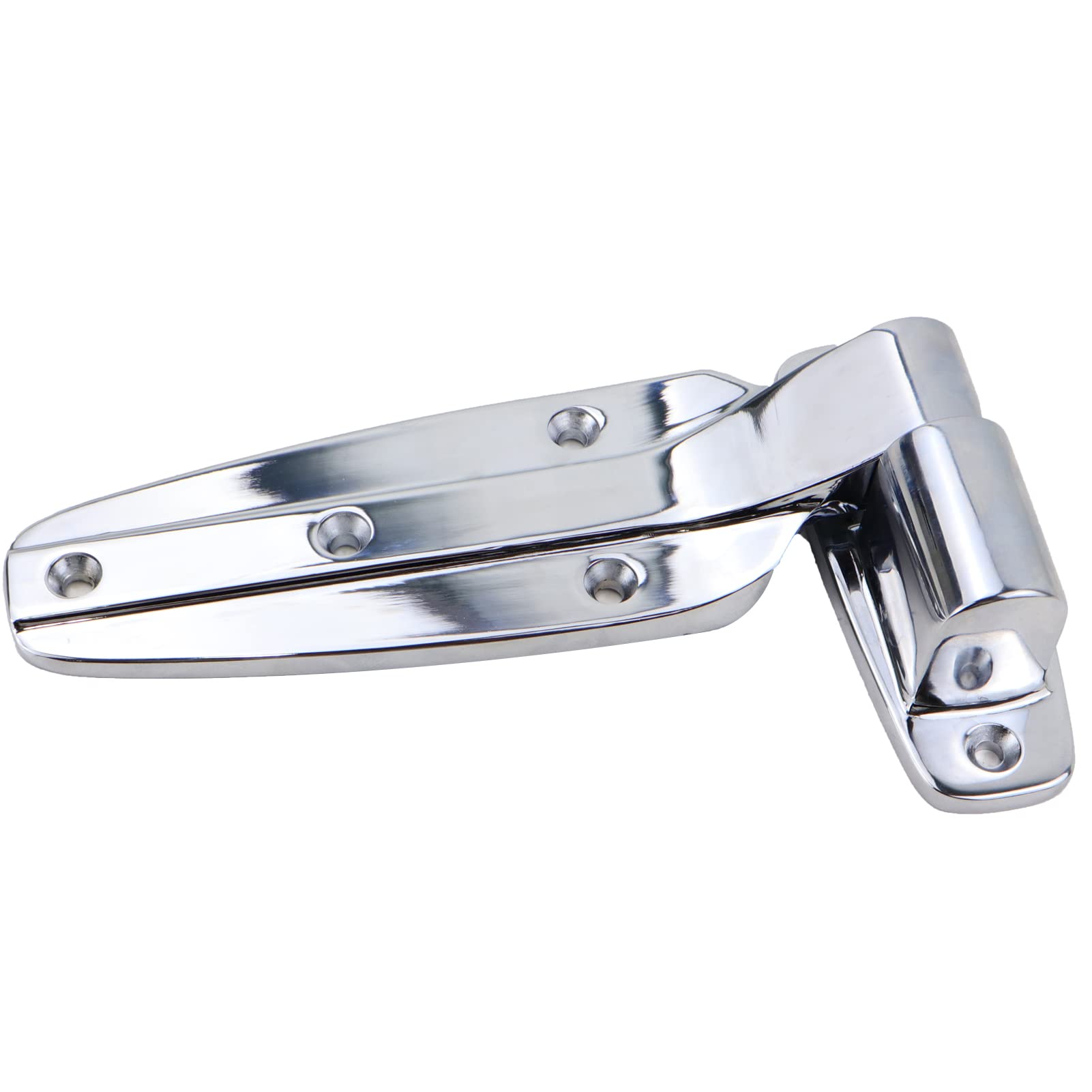 1245 Reversible Cam-Rise Hinge,Flush,Polished Chrome Finish