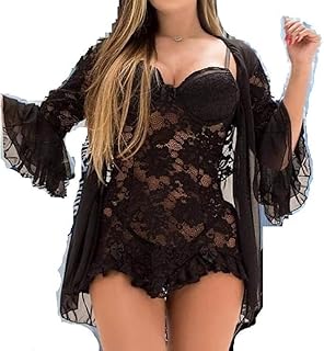 لانجيري سكسى مثير ساخن مع روب باكمام واسعه من الاسفل لاطلاله ساحره بيبى دول قصير شفاف قميص نوم حريمى من كيان للتجارة والتوزيع كود 009