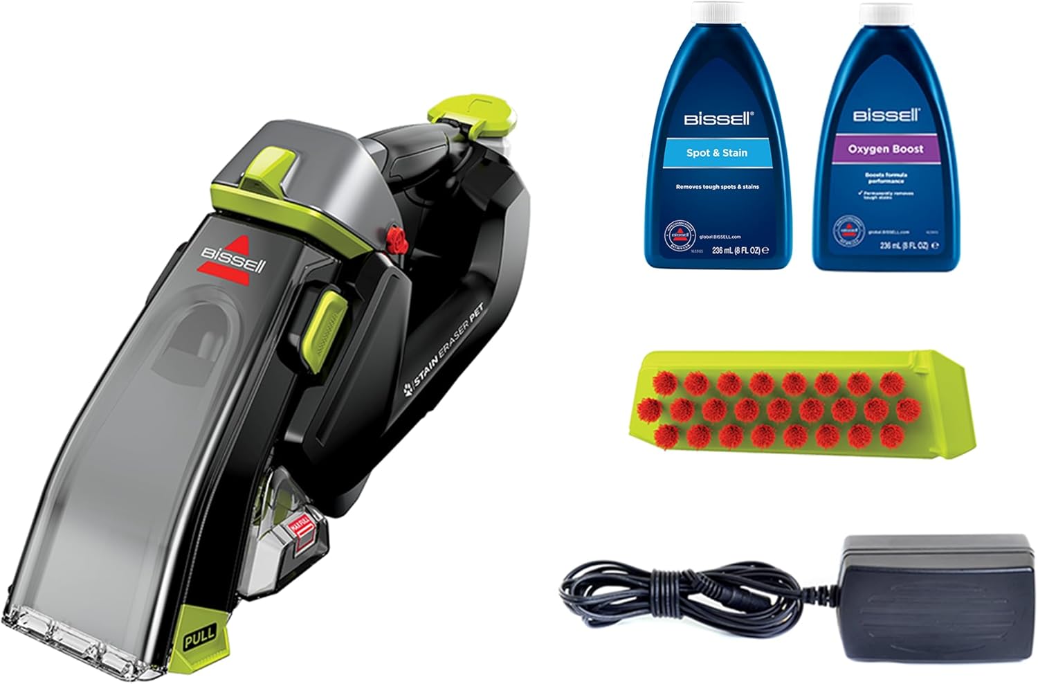 BISSELL Stain Eraser Pet 3318F Cordless Portable Spot Cleaner for