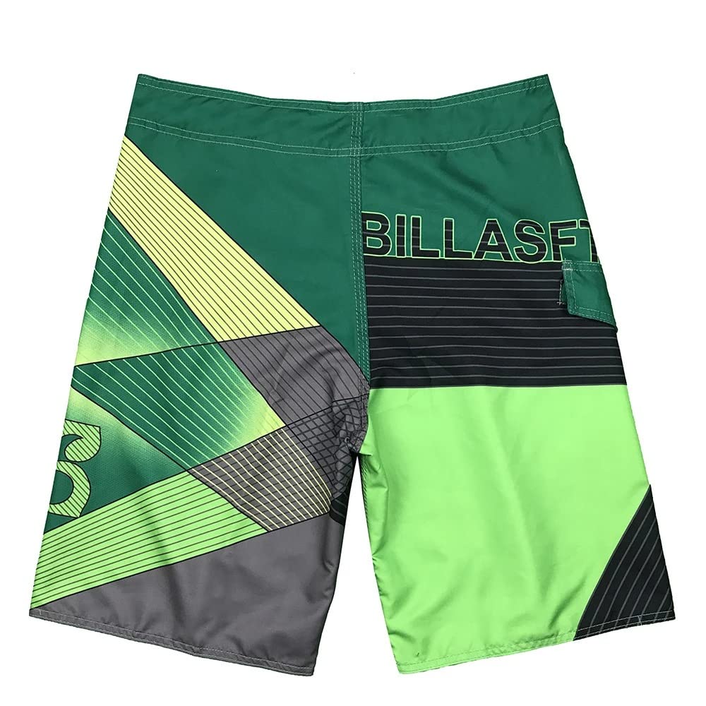 CLSDRZC Mens Bermuda Masculina Man Summer Pants Beach Wear Quick Dry Print Swiming Swimsuit