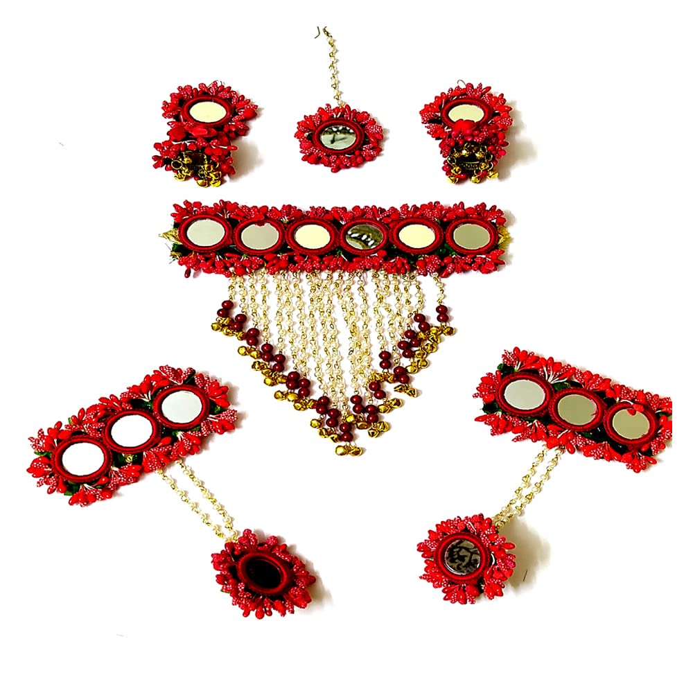 See full amazon price history chart for Artificial Flower Mirror Jewellery Set Red color for Haldi, Mehendi and Godbharai for Women and Girls. Artificial Flower Mirror Jewellery Set Red color for Haldi, Mehendi and Godbharai for Women and Girls. (B09QCWP74W) Amazon Price History, Amazon Price Tracker