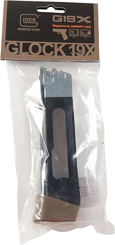 Miniatura 6 de Umarex Glock 19X Half Blowback - Pistola BB de 0.236 pulgadas, cargador de pistola de Airsoft, capacidad de 14 rondas