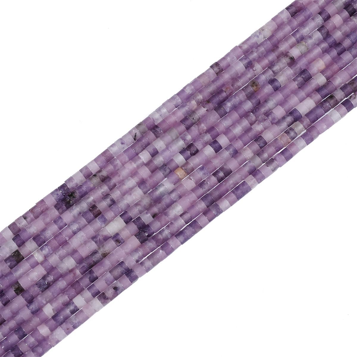 Natural Light Amethyst Short Cylinder Beads 2x3mm 155pcs Tube Loose Semi Gemstone Beads for Jewelry Making Design - Image 7