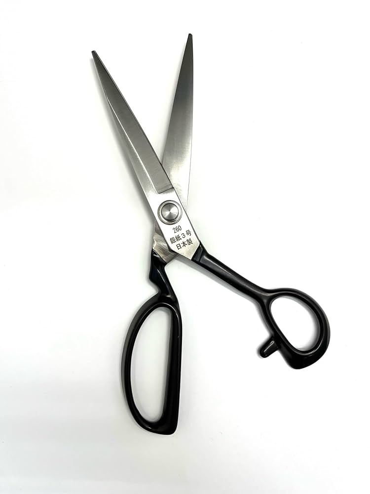 Amazon.co.jp: 美鈴 G3 裁ち鋏 ラシャ切ばさみ 606 銀紙3号