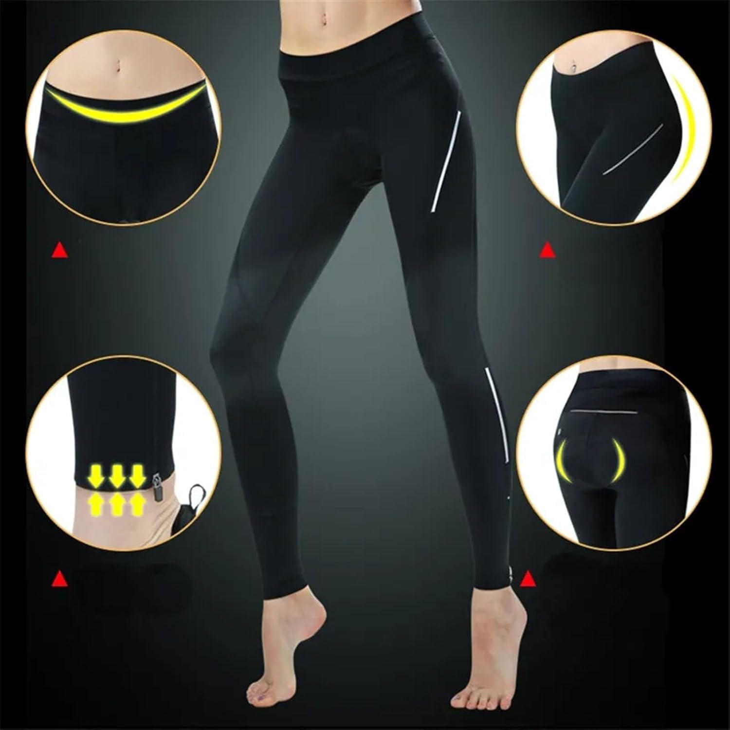 Cuissards de Cyclisme Cuissards De Cyclisme, Femmes Serrés 4D Gel Pad Mountaion Bike Shorts Downhilll Vélo Court Cycle Pantalon