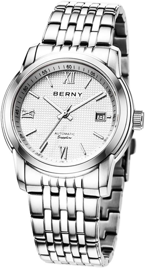 BERNY Classic Automatic Watch for Men Luxury Mens Mechanical Watch