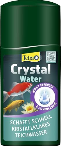 Tetra Pond CrystalWater - Wasserklärer gegen Trübungen für kristallklares Wasser im Gartenteich, 250 ml