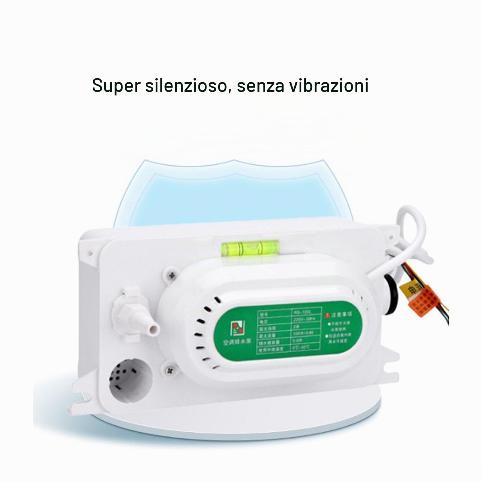 Pompa Automatica della Condensa, AC100 a 230V 100L/h 500ml Pompa per Rimozione Condensa HVAC, per Condizionatore D'aria 15kw Forno, Deumidificatore