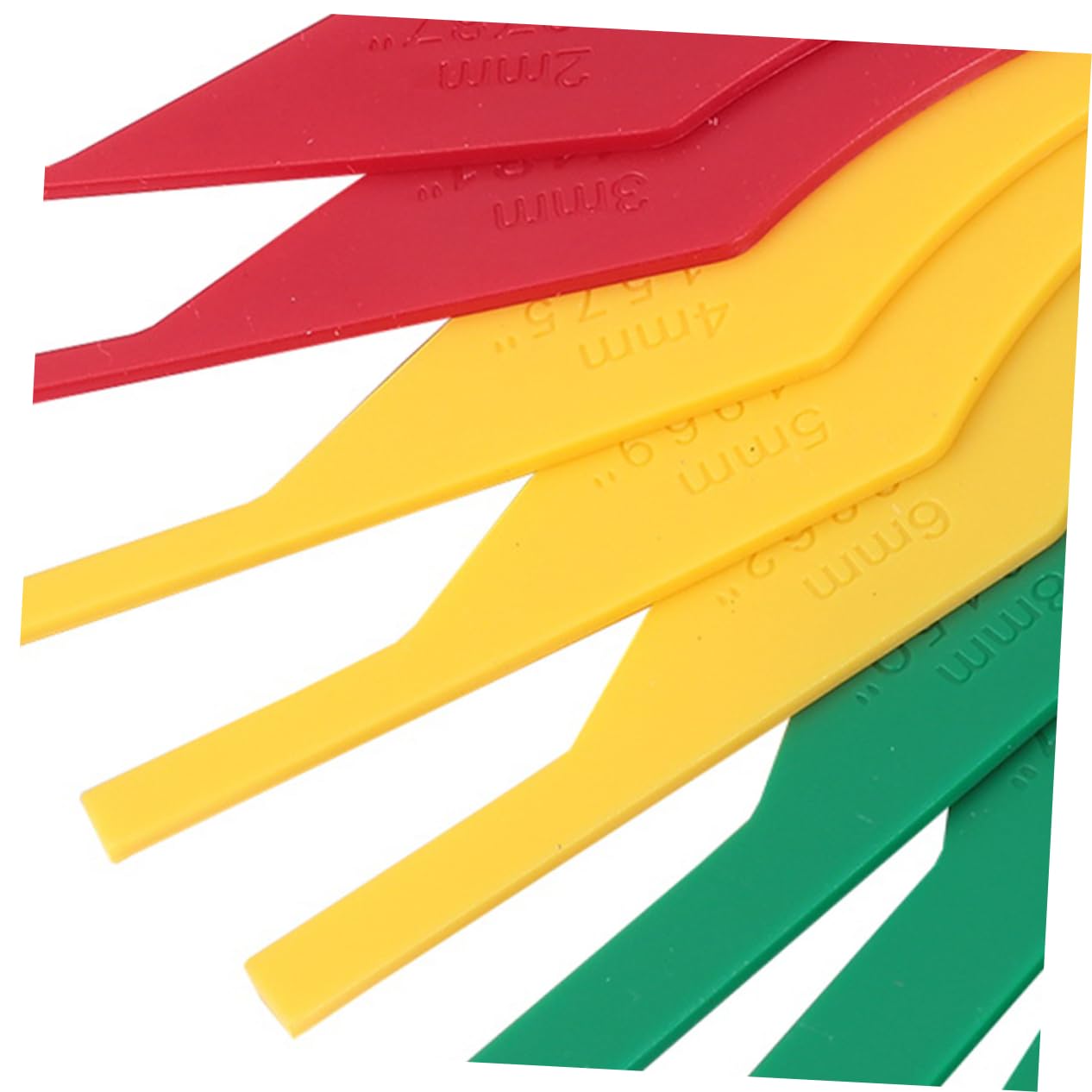 MOLUCKFU 3pcs Brake Pad Measuring Tool Easy to Use Brake Gauge for Accurate Thickness Measurement Wear Assessment Multifunctional Pad Gauge Tool for Cars