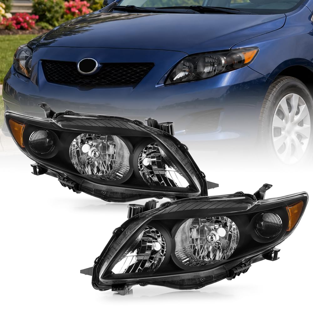 Amazon.com: ACANII - For 2009-2010 Toyota Corolla S/XRS Blk