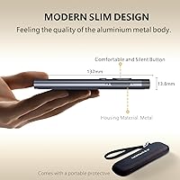 Vista 10 de Norwii Pantalla de TV N97s Clicker de presentación para presentaciones de PowerPoint, PowerPoint Clicker, control remoto de presentación