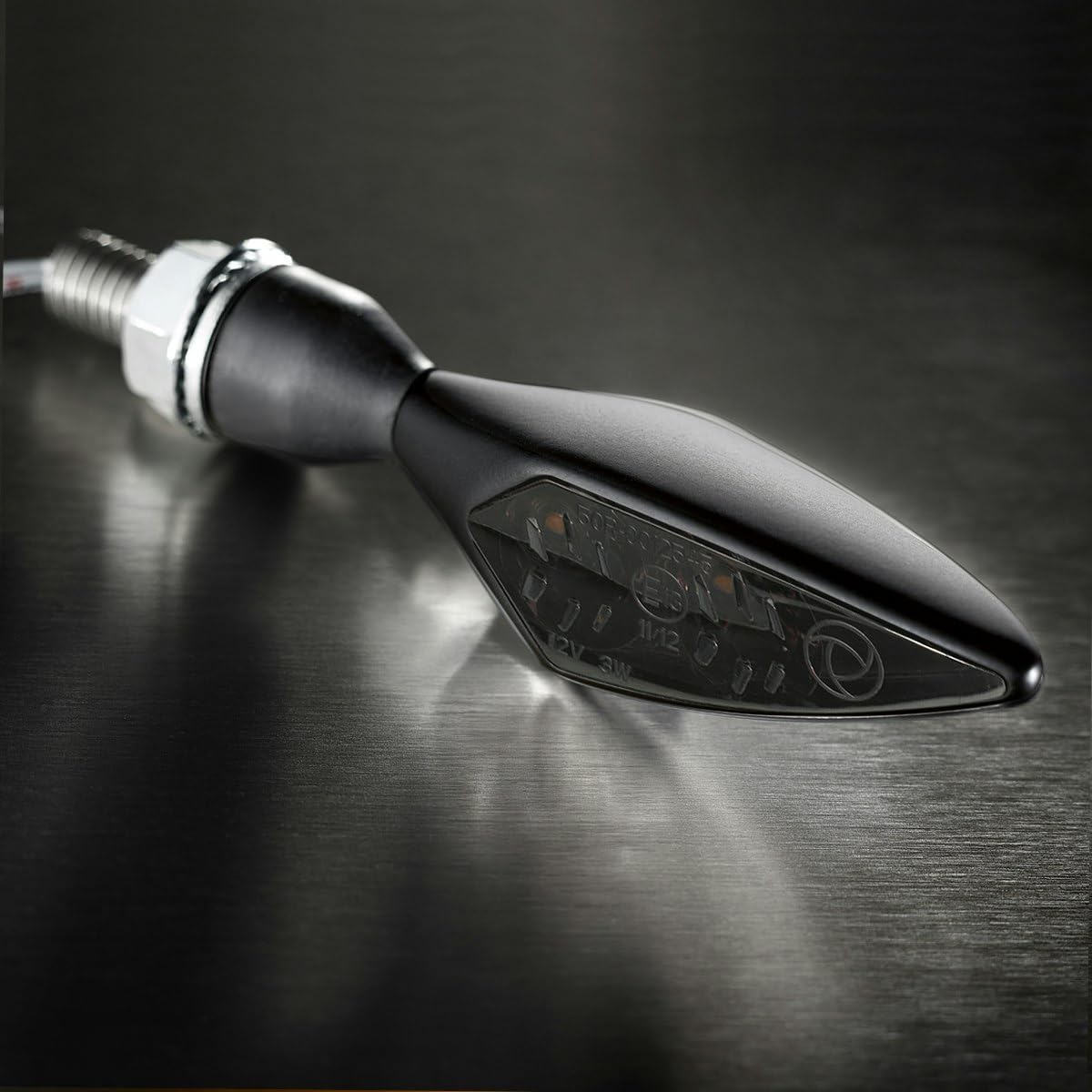 Kellermann Motorrad Blinker E geprüft micro 1000 Rhombus Extreme Blinker schwarz VR/HL, andere