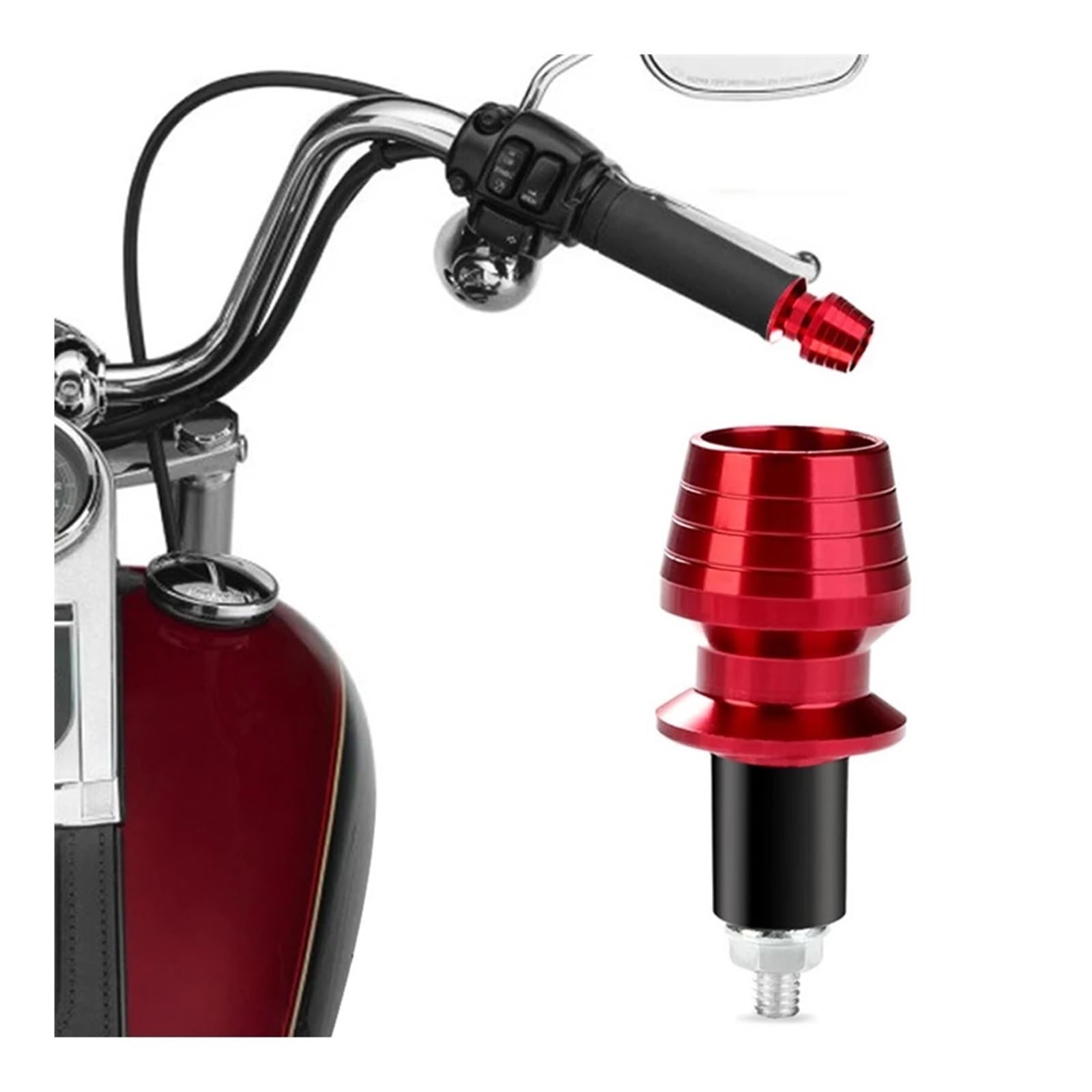 Tapones para Manillar De Motocicleta Puños Universales para Manillar De Motocicleta Tapones para Manillar De Honda Yamaha Suzuki Ducati BMW Y Kawasaki.