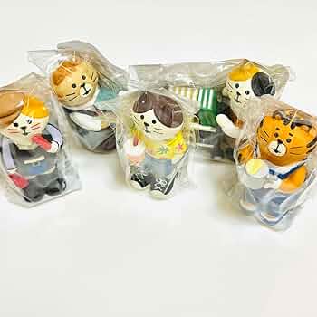 コンコンブル　台湾限定　稀少品　猫　置物　誠品コラボ eslite誠品 × コンコンブル】誠品書店の店員猫セット＜再販