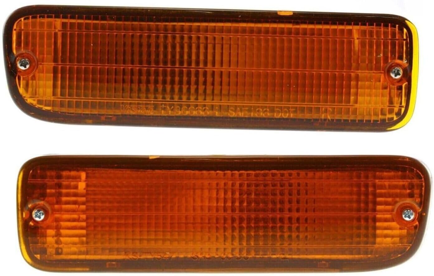 Turn Signal Lights Set with BulbS-Assembly Amber Lens 8152035110 8151035110