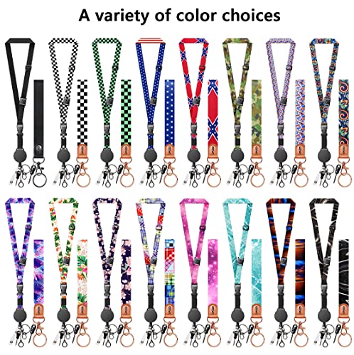 Heavy Duty Retractable Lanyard And Wrist Lanyards, Quick Release Buckle And Safety Breakaway Neck Lanyards, Adjustable Strap For Keychains, Badge Holder, Student, Offices, Staff, Employees #TOP5