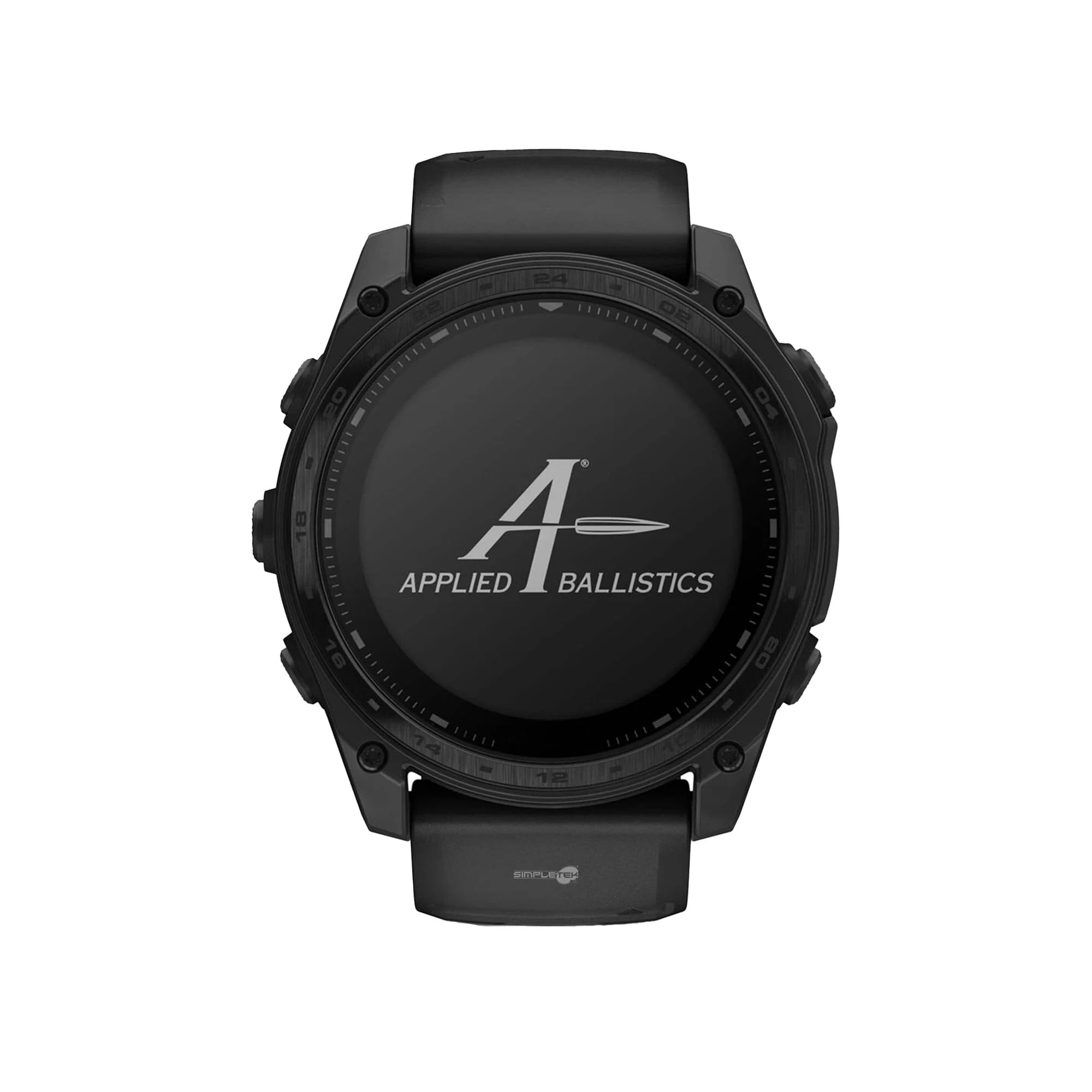 SIMPLETEK - Smartwatch Tattico 51mm Ricarica Solare Titanio GPS Multibanda