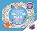 Color for Calm All Year Long 2018: Box Calendar with Colored Pencils attached to Base
