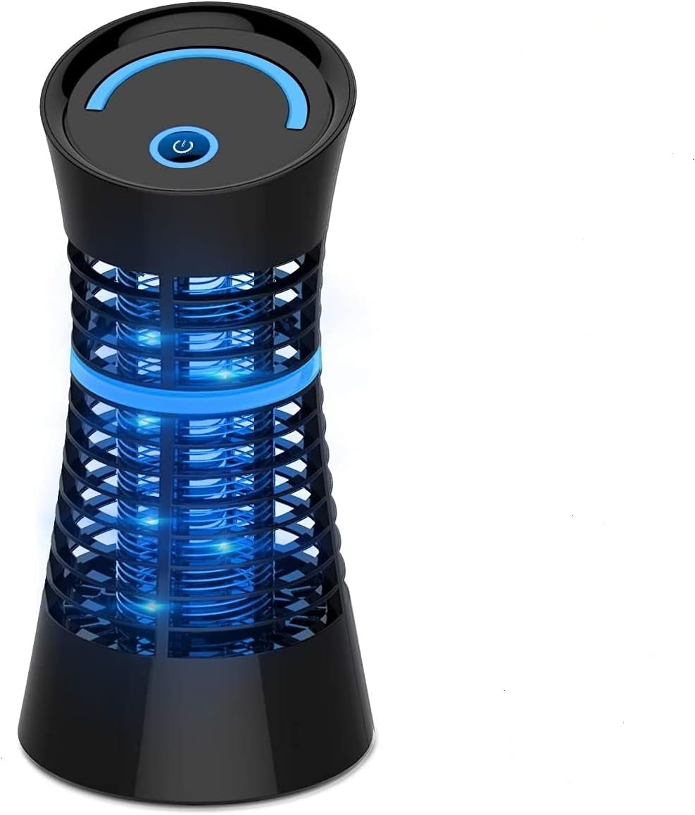 NKW Insect Killer, Electric Insect Fly Zapper Bug Zapper Trap mosquito Lamp with UV light, No toxic chemicals, Effective for Reducing Flying Insects for Indoor Bedrooms and Gardens