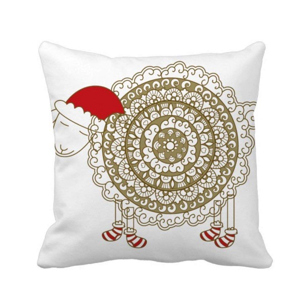 Housse de coussin mouton pour remplacer une taie usée et revitaliser un vieux canapé