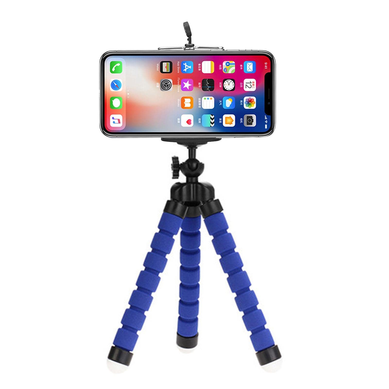 Treppiede Per Cellulare Pewell - Estensibile, Girevole 360°, In Metallo Con Gomma, Per Foto E Video - Foto 8