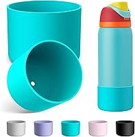 Vista 47 de 2PCS Silicone Water Bottle Boot for Owala 24oz 32oz 40oz, Anti-Slip Protective Sleeve Bottom Bumper Protector for FreeSip, Twist, and Flip Stainless