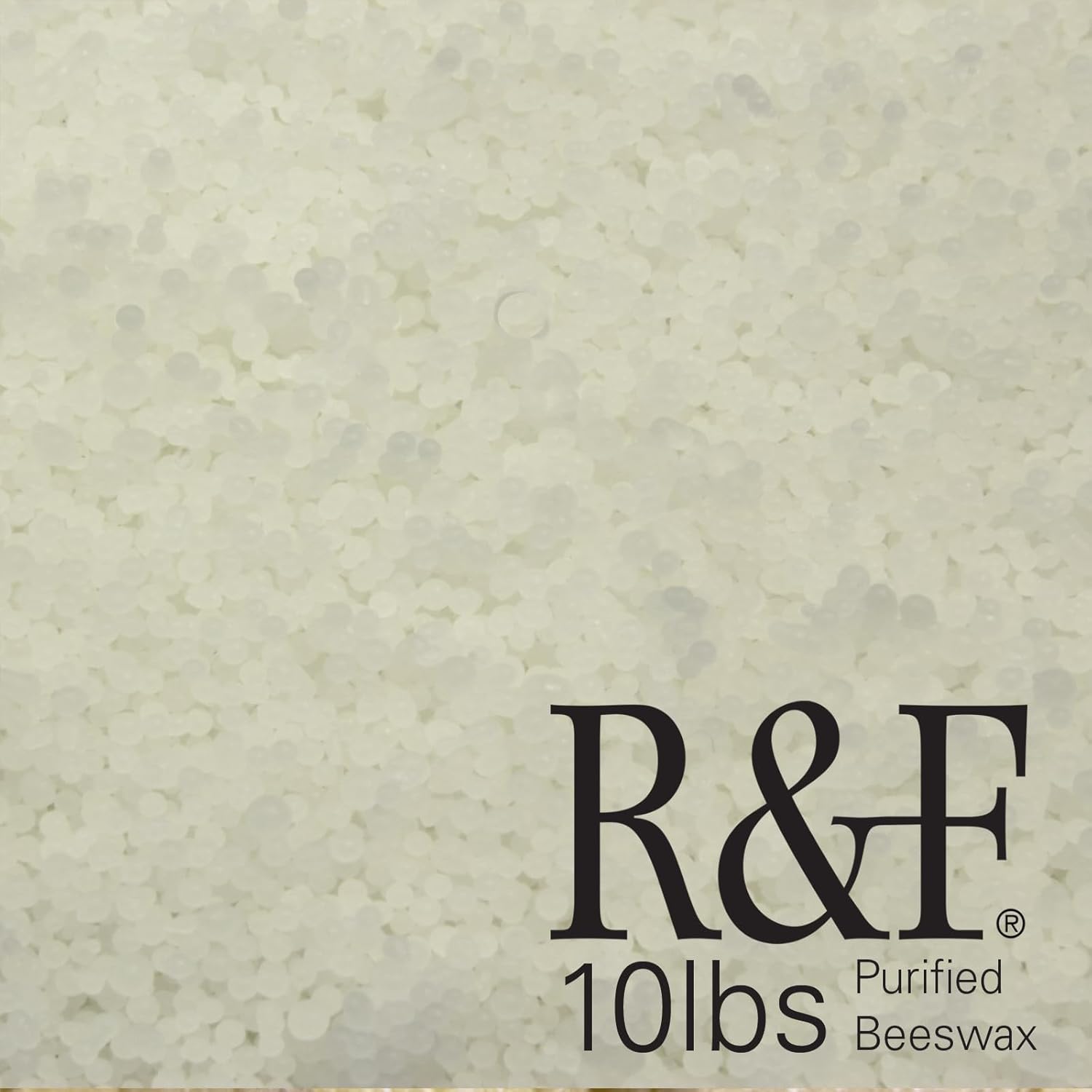 R&F Handmade Paints 910-10 Encaustic White Beeswax, 10-Pound