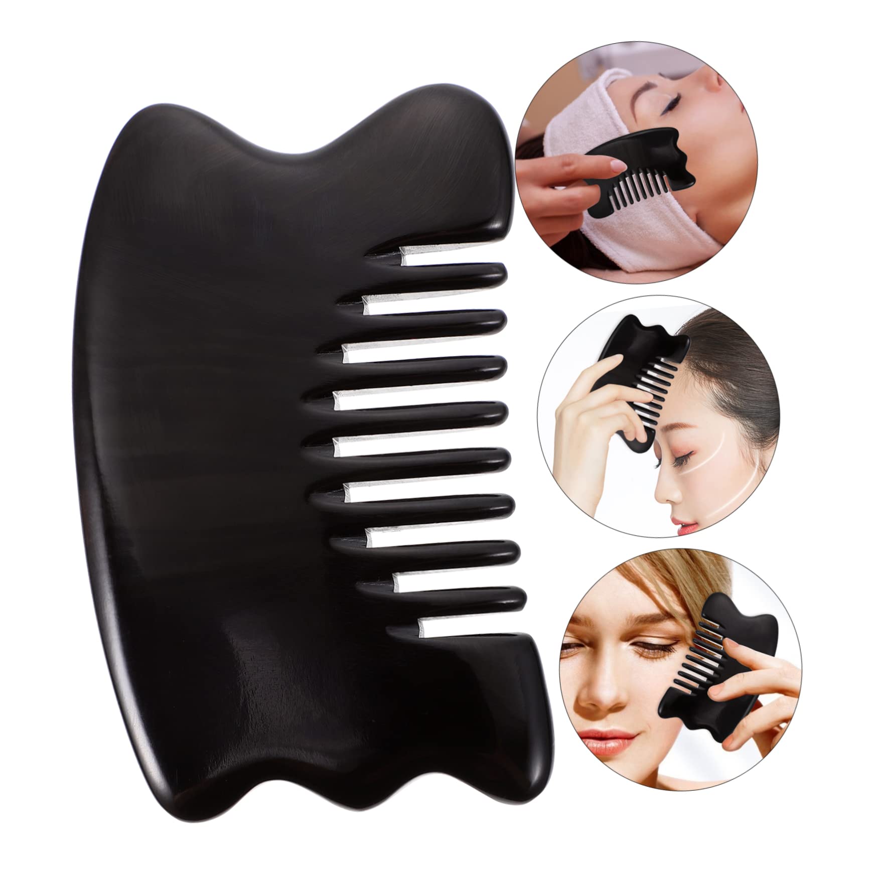 Gatuida 3 Stücke Kopfhaut Massage Werkzeug Kamm Kopfhaut Für Körper Schaben Glatte Kanten Ergonomisches Design