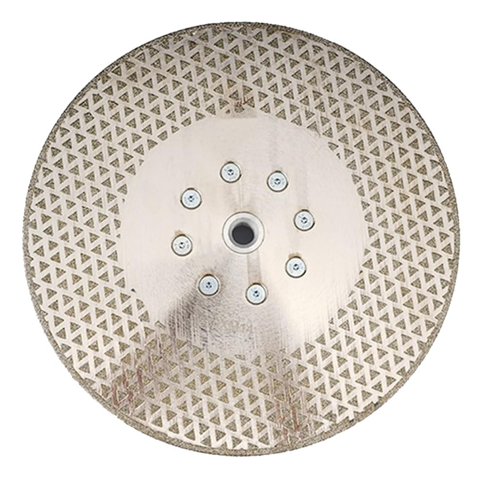 Hoja de con Rueda de Corte de Diamante Soldada Al Vacío M14, Disco de Doble Cara, Corte de Mármol, Hormigón y Baldosas de Cerámica de 230 mm