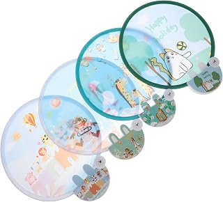 FUNOMOCYA 4pcs folding fan handheld mini fan hand fans small hand fan foldable Japanese-style East child