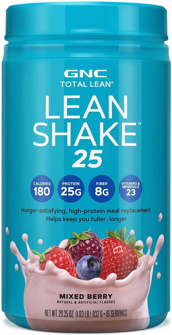 GNC Total Lean Lean Shake 25 - Mixed Berry (16 Servings)