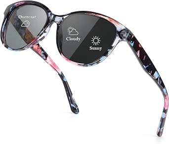 Myiaur Photochromic Polarised Sunglasses for Women UV400 Protection