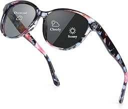 Myiaur Photochromic Polarised Sunglasses for Women UV400 Protection | Trendy Ladies Shades Self-Tinting for Driving& Holiday