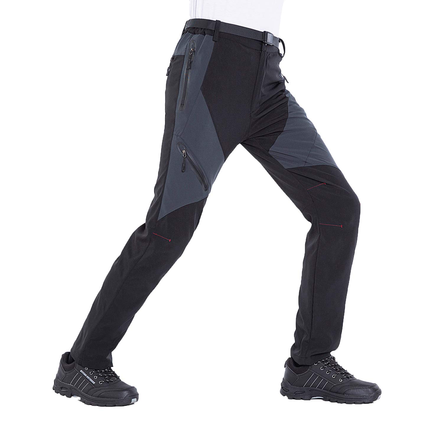 Pantalones para Caminar al Aire Libre para Hombre Pantalones de Senderismo Transpirables Ligeros a Prueba de Viento para Primavera Verano otoño