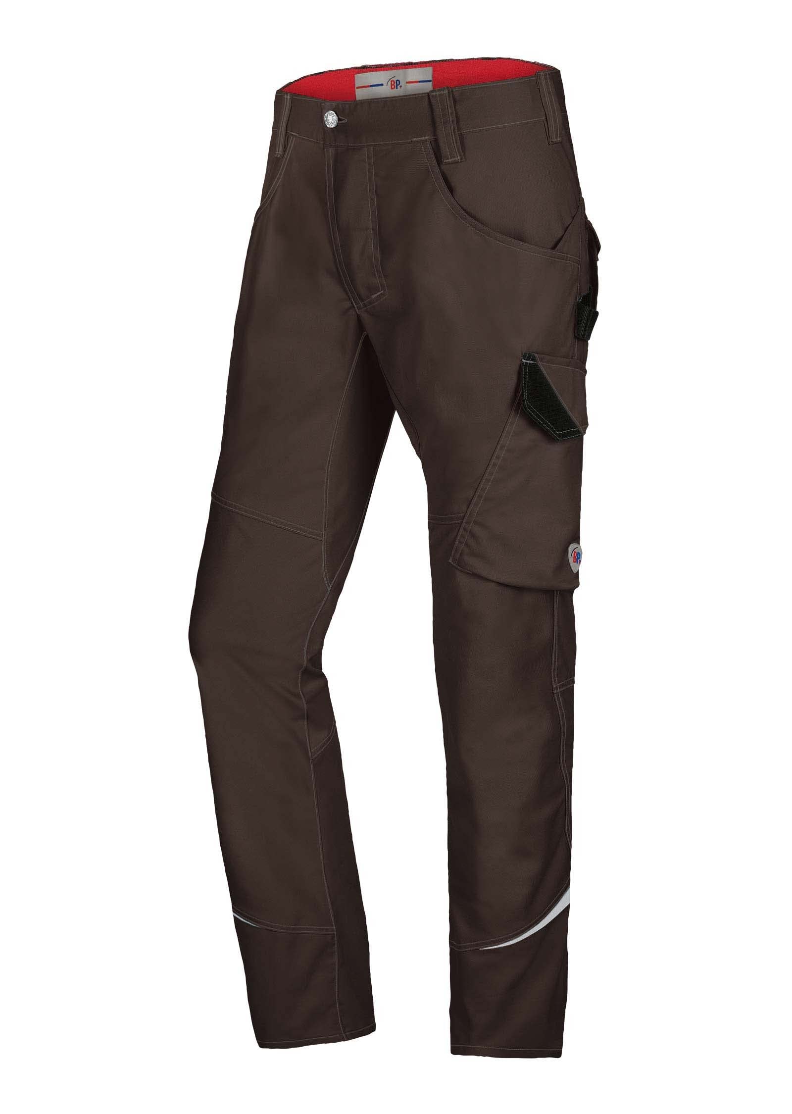 BP 2012-845-8510 Work Jacket, Stand-Up Collar, Concealed Zip, 270,00 G/M², Fabric Blend, Warning Orange/Dark Blue, Size 47/49N