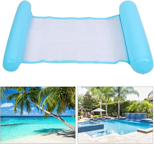Miniatura 3 de Hamaca flotante para piscina, inflable y portátil, para sala de estar, cama, flotador, material de PVC, para piscina, lago, al aire libre, playa,