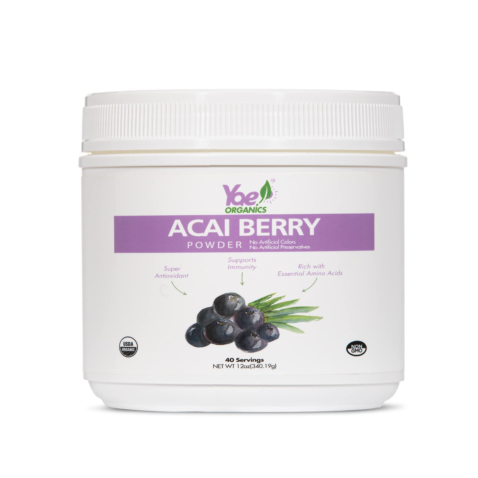 Buy Yae! s 100 Pure Acai Berry Juice Powder Super Antioxidant
