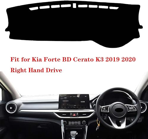 Miniatura 2 de N2Qnice Alfombrilla para Kia Forte BD Cerato K3 2019 2020 conducción derecha tablero cubierta tablero pad alfombra alfombra personalizada coche