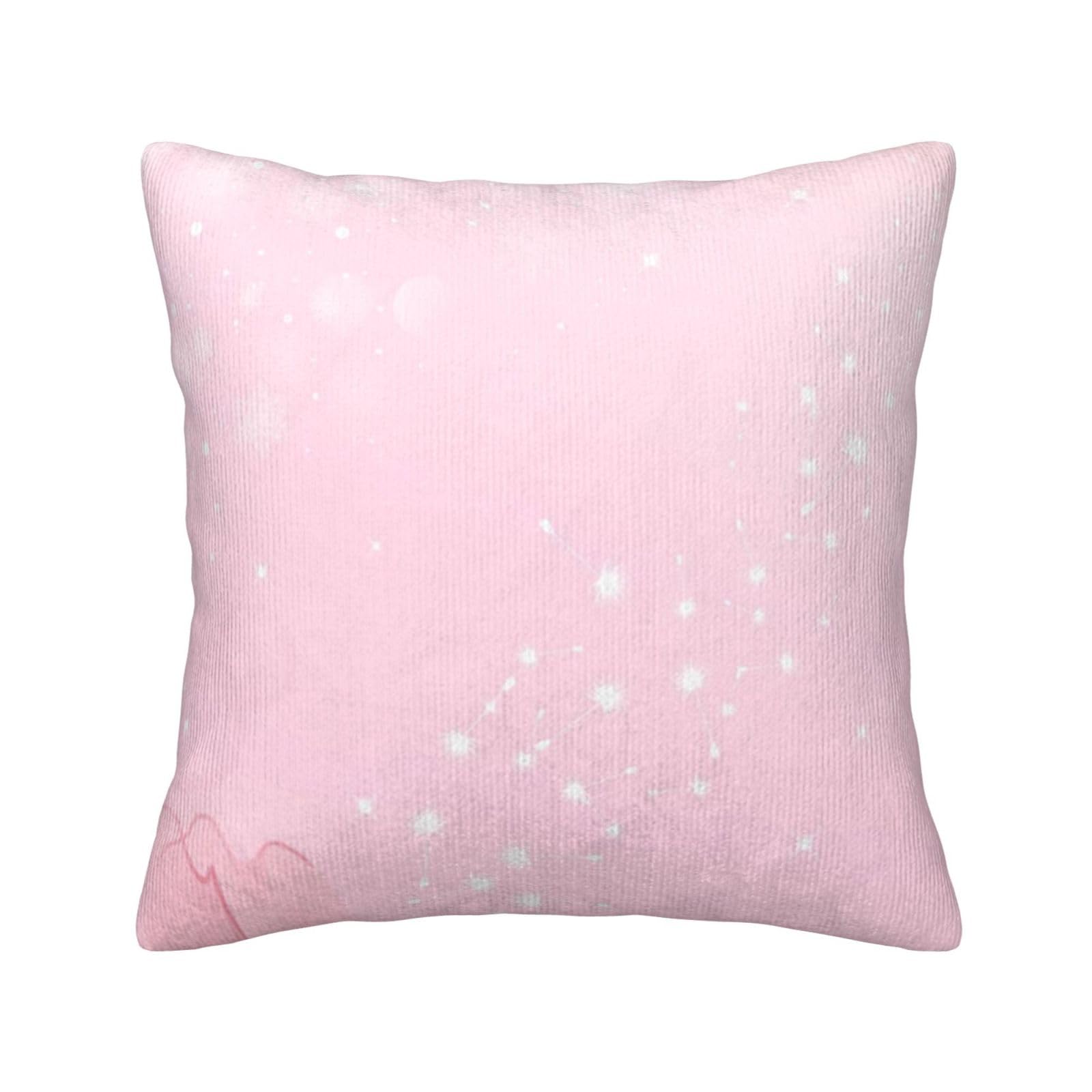 Housses de coussin velours côtelé fleurs roses décoration haut de gamme maison
