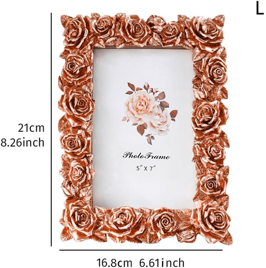 Retro Picture Frame Antique Ornate Photo Frame Decorative Photo Frame Home